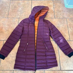 Women's Purple Hooded Jacket